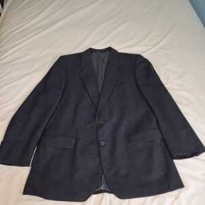 Yves Saint Laurent Vtg Blazer Made in France Jordan Marsh Wool 80s 90s 2 Button